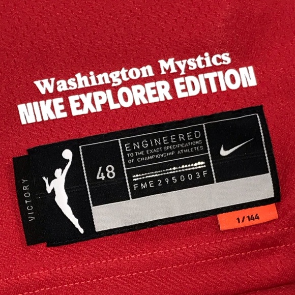 Nike Explorer Edition Washington Mystics Womens WNBA Tina Charles Jersey #31 NEW - Picture 7 of 12